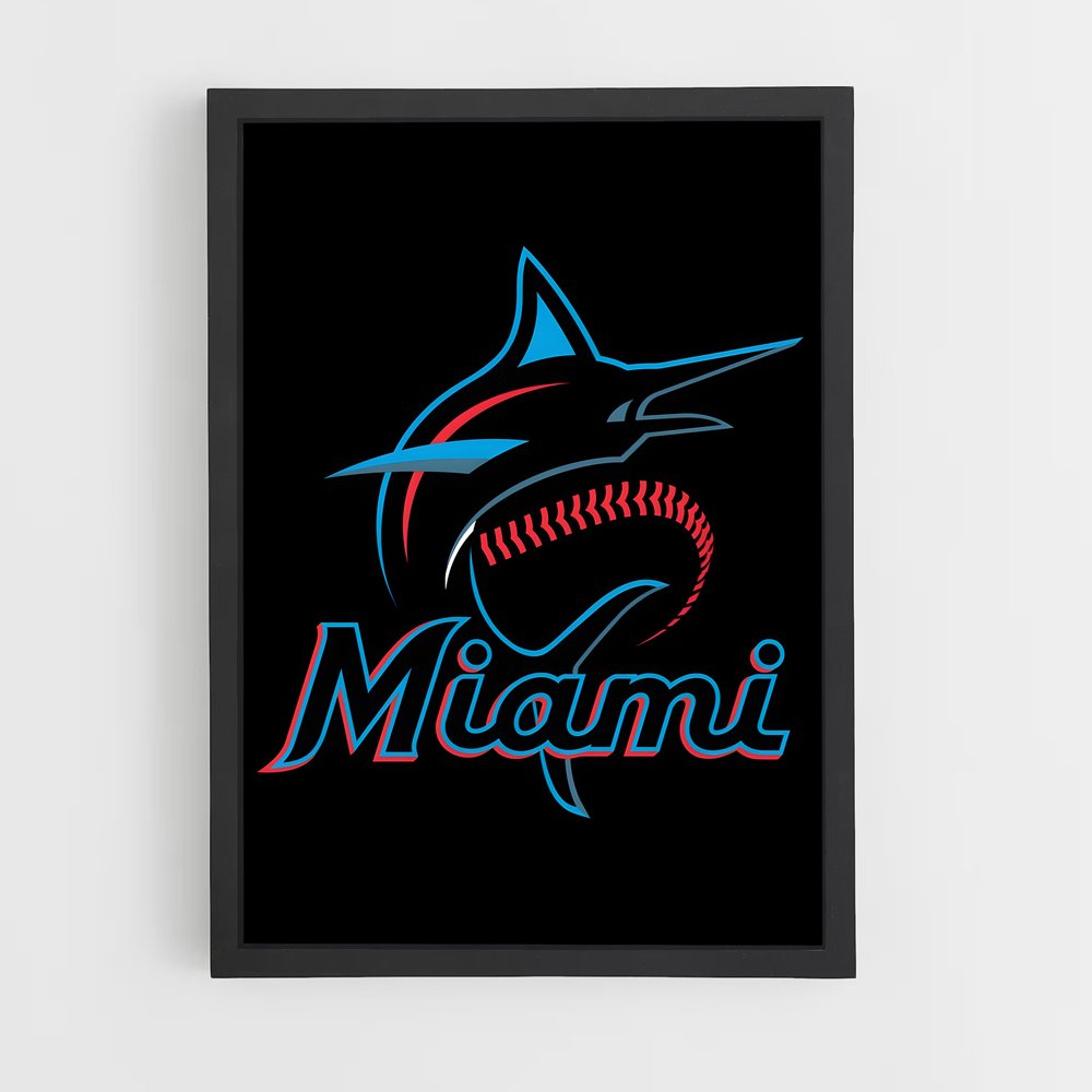 Poster Marlins Forever – affiche Baseball (vue 2)